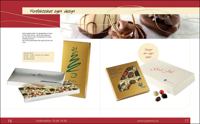 Presenta Christmas catalogue - spread 