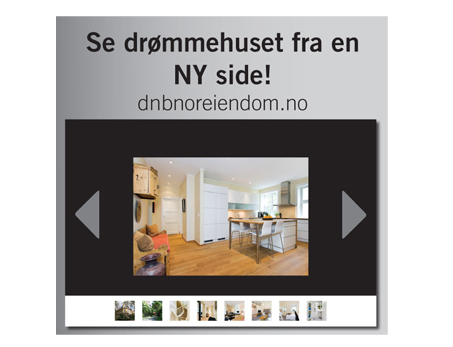DnB NOR Eiendom web and print campaign